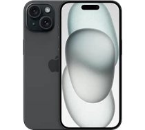 Apple iPhone 15 (256 GB) - Melns (Atjaunots)