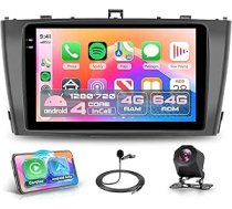 4G+64G bezvadu Carplay Android auto radio priekš Toyota Avensis T27 2008-2015