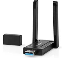 Nedis Network Dongle | Wi-Fi | AC1200 | 2,4/5 GHz (Dual Band) | USB3.0 | Wi-Fi kopējais ātrums: 1200 Mbps | Windows 10 / Windows 11 / Windows 8