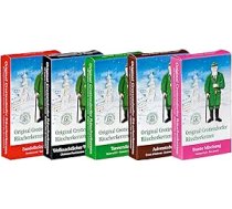 Crottendorfer vīraka kociņi, 5 gab., sandalkoks, vīraks, egles smarža, krāsains maisījums, adventes smarža, vīraka kociņi, Ziemassvētku sveces, vīraka piramīda