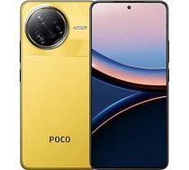 XIAOMI Poco F7 Ultra 5G viedtālrunis 12GB+256GB 50MP trīskāršā kamera ar OISVisionBoost D7 mikroshēmu 120W vadu un 50W bezvadu uzlāde ar NFC, lādētājs komplektā (dzeltens)