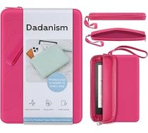 Dadanism 6-7 collu silikona aizsargvāciņš 7 collu jaunajiem Kindle Paperwhite un Kindle Colorsoft Signature Edition, 6 collu K-indle/K-indle Oasis/E-Reader, aveņu krāsā