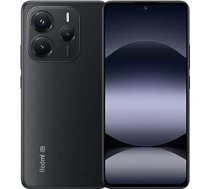 Xiaomi Redmi Note 14 5G, 120 Hz, 6,67 collu AMOLED displejs, 8+256 GB, viedtālrunis ar Dimensity 7025 Ultra procesoru un 108 MP kameru, 5110 mAh akumulators, bez lādētāja, bet ar NFC (melns)