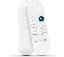 Ersatz-Sprachfernbedienung für Google Chromecast 4K Snow Streaming Media Player, Fernbedienung für Chromecast mit Google TV HD/4K, Ersatz-Fernbedienung (nur Fernbedienung) (weiß)
