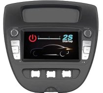 Linux auto radio Peugeot 107/Citroën C1/Toyota Aygo - Bezvadu CarPlay/Android Car/Bluetooth/FM/AM/RDS/USB HiFi 100W