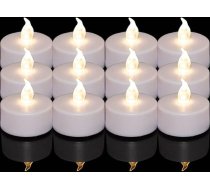 150 LED tējas gaismas sveču iepakojums, ar akumulatoru darbināmas, reālistiskas, reālistiskas, spilgtas, mirgojošas elektriskās sveces lampas, ilgstspējīgas, 300 stundas, silti baltas, kāzām, ballītēm, svētkiem, mājas dekorēšanai.