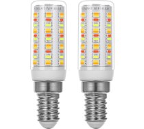 WI-FI viedā E14 RGB LED spuldze, 4 W, 400 LM AC 230 V, krāsu maiņa ar mūzikas sinhronizāciju, 16 miljoni DIY krāsu, daudzkrāsaina aptumšojama, saderīga ar Alexa Home App (2 gab.)