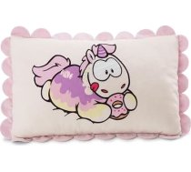 NICI Vienradzis Sweety Rainbow spilvens, 43 x 25 cm, balts, pūkains rotaļu spilvens zīdaiņiem, meitenēm, zīdaiņiem un rotaļu mīļotājiem, ideāli piemērots mājās, bērnistabā vai ceļā | 61917