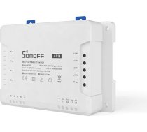 Inteliģentais 4 kanālu WiFi strāvas slēdzis balts 4CHR3
