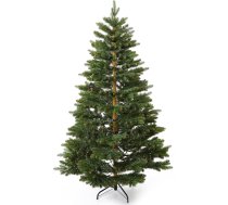 Mākslīgā Ziemassvētku eglīte 180 cm - Nordmann egle ar iesmidzinātiem PE uzgaļiem un PVC zariem - stingra un reālistiska - izturīgs metāla statīvs un uzglabāšanas soma - mākslas Ziemassvētku eglīte 180 cm