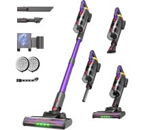 UNINELL HOME akumulatora putekļsūcējs 48000 Pa/550 W/65 Min, bezvadu pašuzlādes putekļsūcējs ar LED displeju, akumulatora putekļsūcējs, pret sapīšanos aizsargāta birste, īpaši kluss, piemērots paklājiem, cietajām grīdām un citiem mate