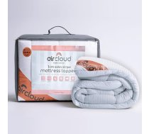 GC GAVENO CAVAILIA Atmiņas putu matrača pārvalks 10 cm biezs stepēts satīna atvēsinošs un elpojošs matrača pārvalks ar elastīgām siksnām 137 x 190 cm
