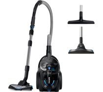 Philips PowerPro Expert FC9741/09 putekļsūcējs bez maisiņa (A+AA enerģijas marķējums, 650 W, 2 L putekļu tilpums, integrēti piederumi, melns)