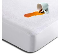 Permium 100% ūdensnecaurlaidīgs frotē matrača pārvalks, matrača pārvalks, 40 cm dziļš, matrača pārvalks, ūdensnecaurlaidīgs un elpojošs matracis (balts, 48")