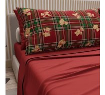 PETTI Artigiani Italiani Christmas Digital Print Kokvilnas sega ar spilvendrānu pārvalku Ziemassvētku divvietīgas gultas pārklājs Ziemassvētku divvietīgas gultas pārklājs 100% ražots Itālijā