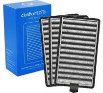 Clarifion, DSTx HEPA + oglekļa filtra uzpilde, gaisa attīrītājs mājai, guļamistabai, jonizācijas tehnoloģija, pārnēsājams, novērš 95 % gaisa daļiņu, putekļus, mājdzīvniekus, mājsaimniecības piederumus, 3 iepakojumi