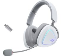 Austiņas rog delta ii bezvadu 2.4ghz/bt/3.5 baltas