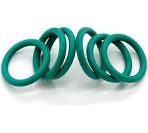 Aparatūra 10 gab Zaļā FKM fluora gumijas O gredzens CS 3.1mm OD 10-70mm izolācijas eļļas augstas temperatūras pretestības blīvējuma gredzena paplāksne (OD 26mm ID 19.8mm)