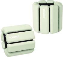 TOPESCT regulējami roku svari – 2 gab. komplekts (katrs 0,5 kg) | Pārnēsājami roku un potīšu svari jogai, dejai, barre, pilates, kardio, aerobikai, iešanai