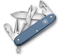 Victorinox Pioneer X Alox Limited Edition 2026 kabatas nazis, 9 funkcijas, vidējs, ražots Šveicē, daudzfunkcionāls instruments ar šķērēm, komplektā ar dāvanu kastīti, ledus zils