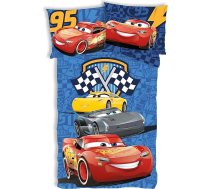 Ekskluzīvs Bluey gultasveļas komplekts (Disney Cars - zils, jauniešu gulta)