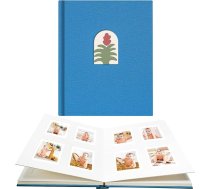 Vienrose Polaroid fotoalbums ar 104 kabatām, rakstāmvirsmu un arkveida priekšējo logu, saderīgs ar Fujifilm Instax Mini 12/11/9/Evo, Polaroid Snap/Zip, (54 x 86 mm) (zils)