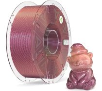 Oficiālais Creality Hyper PLA 3D printera filaments, zvaigžņu putekļu filaments, spīdošs PLA 1,75 mm, mirdzošu zvaigžņu putekļu efekts, ātrgaitas RFID filaments, 1 kg, rozā krāsā