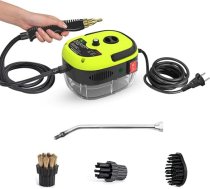 Andoer tvaika tīrītājs, 2500 W portatīvais rokas tvaika tīrītājs, augstas temperatūras spiediena tvaika tīrīšanas iekārta ar birstes galviņām virtuves mēbelēm, vannas istabai, automašīnai