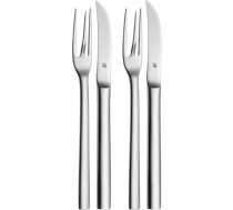 WMF Nuova 2-daļīgs kartupeļu galda piederumu komplekts, 16 cm, kartupeļu dakša, kartupeļu nazis, pulēta Kromargana nerūsējošā tērauda laukakmens, var mazgāt trauku mazgājamā mašīnā, 18,2 x 4,2 x 2 cm (2 gab.) (iepakojumā)