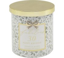 Lesser & Pavey Happy Birthday 30th Candle Madelaine by Hearts Design for Home & Decor | Long Burning Aromterapijas sveču komplekts relaksācijai | Lielas aromātiskās sveces, dzimšanas dienas dāvanas sievietēm