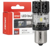 Led spuldze lumitec ba15s p21w 12v pilna canbus balta 1 gab. -04688