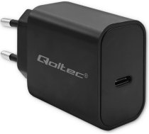 Super ātrs pd lādētājs | usb-c | 20w | 5-12v | 1,67-3a | melns