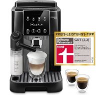 De'Longhi Magnifica Start ECAM222.60.BG Pilnībā automātisks kafijas automāts, LatteCrema piena sistēma automātiskajam kapučīno, 4 tiešās izvēles pogas, vadības panelis, x2 funkcijas, 1450 W, melns/pelēks