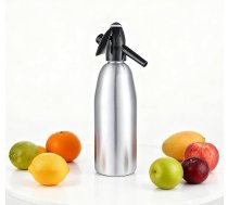 TeamSky dzirkstošā ūdens sildītājs, gāzētās sodas sifons mājām un klubiem, DIY svaiga soda (sudraba krāsā)