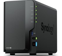 Nas serveris ds225+ 2x0hdd j4125 2gb ddr4 1xgbe 1x2.5gbe 3y