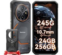 Blackview FORT 2 Outdoor Handy Ohne Vertrag Android 15, āra viedtālrunis 245g/10,7mm īpaši plāns, 24GB+256GB/2TB, MTK G81, 6,56" 90Hz, 450nits, 16MP AI kamera, IP69K/OTG/NFC/Gemini AI