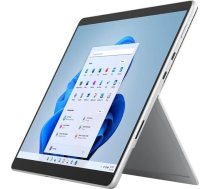 Microsoft Surface Pro 8 13 collu - 256 GB SSD - Intel Core i5-1145G7 līdz 4,4 GHz, 8 MB kešatmiņa - 16 GB RAM - Windows 11 Pro - LTE/4G - Platinum (2021) (atjaunots)