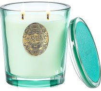 M&SENSE Dabīgs sojas vasks, svaiga lina aromāta aromterapijas svece dāvana sievietēm un vīriešiem | 50 stundu degšanas laiks, pelēka | Luksusa mājas aromāts un mājas dekors