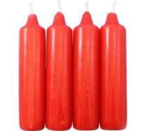 5 adventes sveču iepakojums Sarkans Aptuveni 23 x 105 mm (5 x 4 gab.) Ziemassvētku eglīšu sveces, piramīdveida sveces, eglīšu sveces, sveces, sveces
