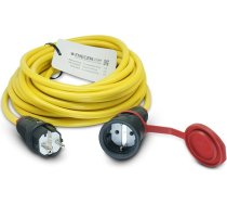 1001110 Pagarinātājs 230 V/16 A IP44 PVC K35 AT-N07V3V3-F 3 x 1,5 mm² dzeltens ar gumiju ST/KU BD 10 m