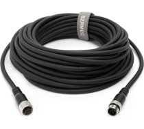 SZRMCC M12 5 Pin A-Code pagarinājuma kabelis 10m/33ft rūpnieciskai kamerai, Fieldbus modulim, ierīču tīklam, fotoelektriskajām barjerām