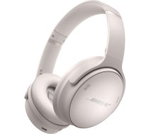Bose QuietComfort 45 bezvadu Bluetooth austiņas ar trokšņu slāpēšanas mikrofonu zvaniem, baltas, viens izmērs (atjaunotas)