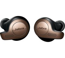 Jabra Elite 65t In-Ear austiņas - pasīvās trokšņu slāpēšanas Bluetooth austiņas ar četru mikrofonu tehnoloģiju reālam radio savienojumam un mūzikai - vara melnas (atjaunotas)