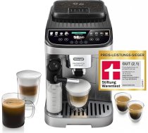 De'Longhi Magnifica Evo Next - Perfetto Pilnībā automātiskais kafijas automāts ar LatteCrema piena putotāju, 13 ar vienu pieskārienu pagatavojamiem dzērieniem, kafijas un kapučīno kafijas automāts, krāsains skārienekrāns, titāna krāsā (ECA