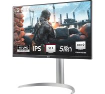 LG, 27 collu Ultra HD 4K monitors, 68,4 cm, 16:9, Super izšķirtspēja, 3840 x 2160, 60 Hz, 5 ms, HDR10, AMD FreeSync, DCI-P3 95%, DisplayHDR 400, 27UP850K-W.AEU - balts un melns