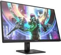 HP OMEN 27qs spēļu monitors - 27 collu ekrāns, QHD displejs, 240 Hz, AMD FreeSync Premium, 1 ms reakcijas laiks, 2x HDMI 2.0, Display Port 1.4, 2x USB-A, USB-B, audio izvade, RGB apgaismojums, melns