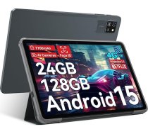 Blackview Tab60 Pro Android 15 planšetdators 10 collu, 24GB RAM + 128GB ROM, 4G LTE + 5G WiFi Gaming Tablet PC, Octa Core PC planšetdators, 7700mAh akumulators, Widevine L4 HD displejs, Face ID, GPS