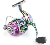 Karpu stienis Makšķerēšanas spole Aero Alumīnija stiepļu bļodas Metāla galvas spininga spoles Line Gapless Spinning Wheel Spinning Reel Metāliski krāsotas makšķerēšanas spolēm
