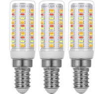 WI-FI viedā E14 RGB LED spuldze, 4 W, 400 LM AC 230 V, krāsu maiņa ar mūzikas sinhronizāciju, 16 miljoni DIY krāsu, daudzkrāsaina aptumšojama, saderīga ar Alexa Home App (3 gab.)
