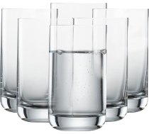 SCHOTT ZWIESEL Allround Simple glāzes (6 gab. komplekts), vienkāršas glāzes ūdenim vai sulai, trauku mazgājamā mašīnā mazgājamas Tritan kristāla glāzes, ražotas Vācijā (preces nr. 123661)
